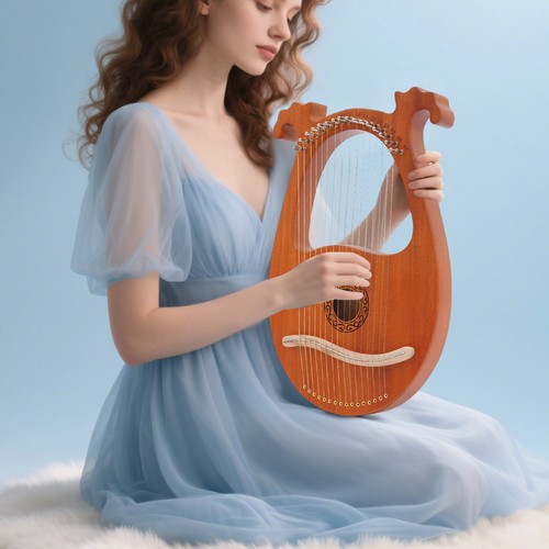 Lyre harp mahagoni korpus - lyre,