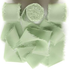 4 cm* 5 Meter Chiffonband Fransenband Baumwolle Schleifenband Geschenkband Stoff