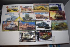 Modellbau 1:72 Konvolut 1 14tlg Fahrzeuge Militär Panzer Revell Esci Airfix