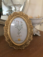 Bilderrahmen10 x15 cm Fotorahmen Oval Schmetterlinge Rahmen  Gold Antik   030