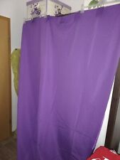2 lange Vorhänge in lila violett Schlafzimmer Wohnzimmer Paar Gardinen Vorhang