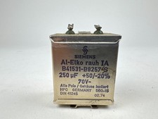 Siemens Al Elko rauh 250uf 70V Kondensator Vintage neu High End Audio Klangfilm