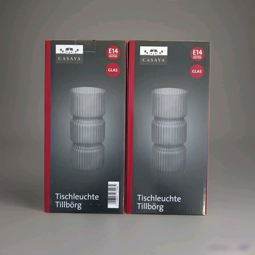 Tischleuchte aus glas - 2x,