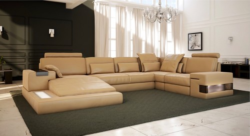 Echtledersofa gebraucht - , in