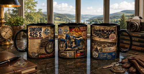 Simson 425 collage tasse - simson, s