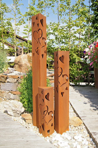 Säule set herz - säule,