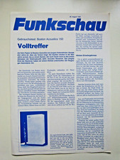 Boston Acoustics 150 Funkschau