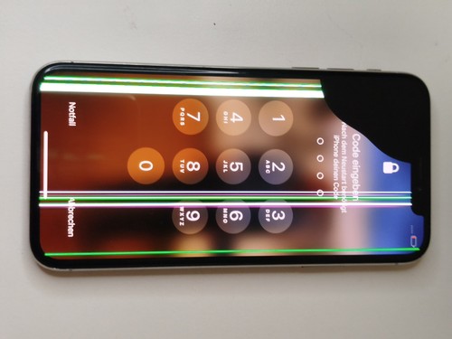 Apple iphone silber defekt - x,