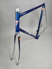 Rahmen Set Allegro Swiss Columbus SLX 60 cm Blau Dura Ace vintage frame 130 mm