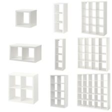 IKEA Kallax Regal Bücherregal Wandregal Raumteiler Aufbewahrung Regalsystem weiß