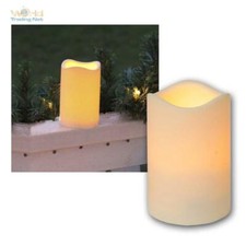 LED Kerze 11,5cm mit Timer für Außen Outdoor-Kerzen flammenlos elktrisch Stumpen
