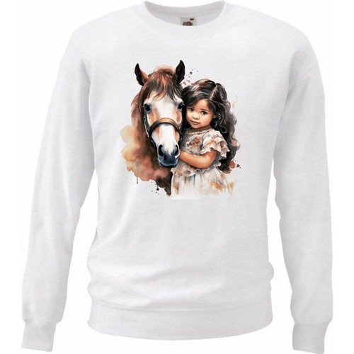 Sweatshirt sweater pferde - sweatshirt,