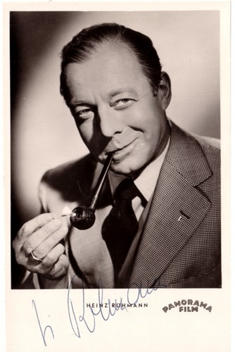 Heinz rühmann autogramm - rühmann, ++autogramm++