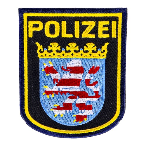 Abzeichen polizei hessen blau - abzeichen,