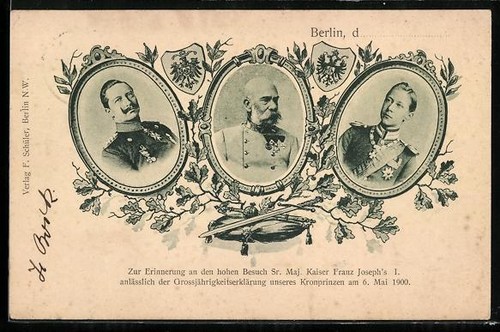 Portrait von kaiser franz - portrait,
