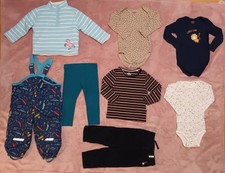 Junge, Größe 86, Kleiderpaket: Hosen, Pullover, Bodys, gefütterte Regenhose
