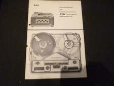 Original Service Manual Schaltplan  Werkstattanleitung  AEG  Magnetophon 97
