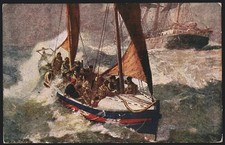 Künstler-AK Seenotrettung