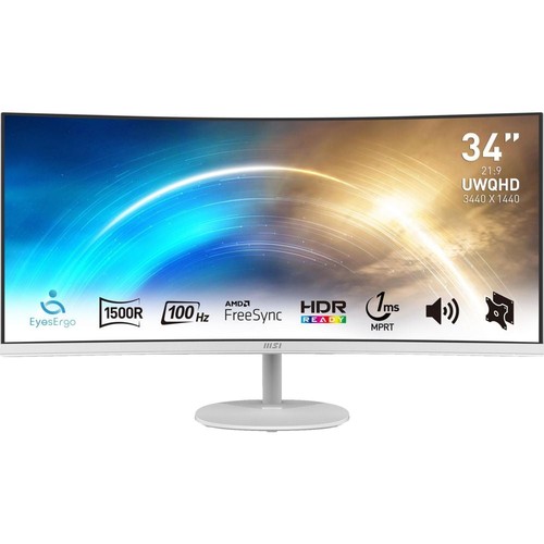 Msi pro mp341cqwde curved - pro, 34