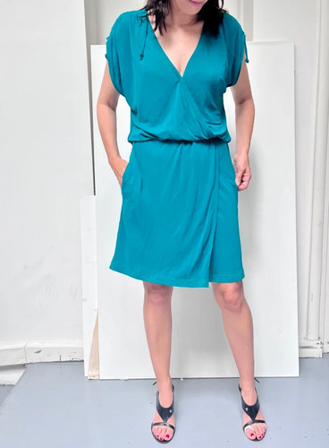 Kleid dress smaragd sonia - smaragd,