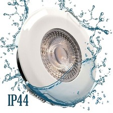 LED Einbaustrahler Bad IP44 Feuchtraum Einbauspot LUMENA 5W 400lm weiß rund Spot