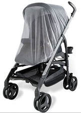 Graco Literider Baby Kinderwagen Moskito Insekten Netz Weiß Shield Abdeckung Neu