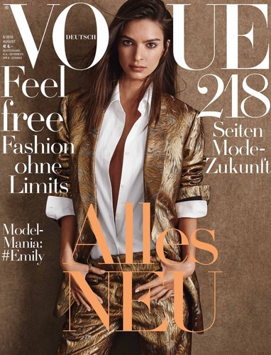 Vogue magazine germany august - germany,