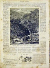 Original alter antiker Druck