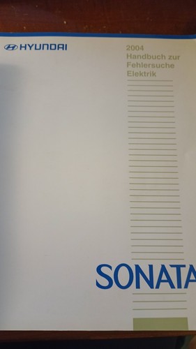 Hyundai sonata handbuch zur - hyundai,