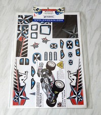 Aufkleberbogen - Micro RC Car - xxxmain Racing - Neu