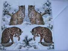 Doppelkarte Leopard Cat im