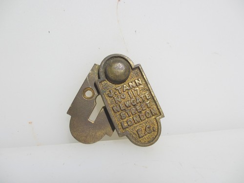 Victorian brass safe keyhole - victorian,