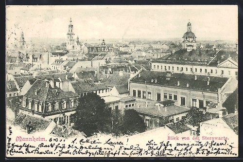 Mannheim ortsansicht von der - mannheim,,