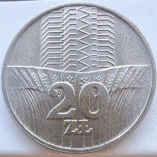 Polen 20 Zl. 1973. 