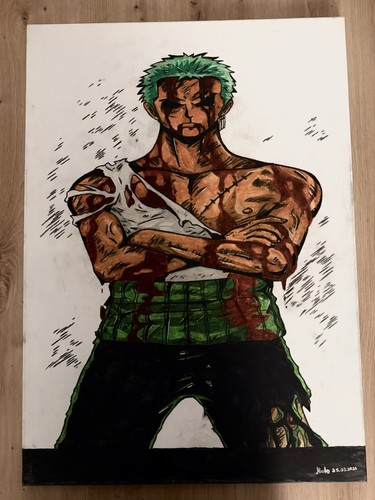 Handgemaltes one piece - one,