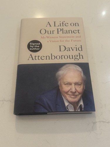 Signed david attenborough - signed, a