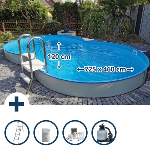 Stahlwandpool set - stahlwandpool, (5-teilig)