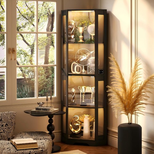 Zoll ecke glasvitrine mit - ecke,