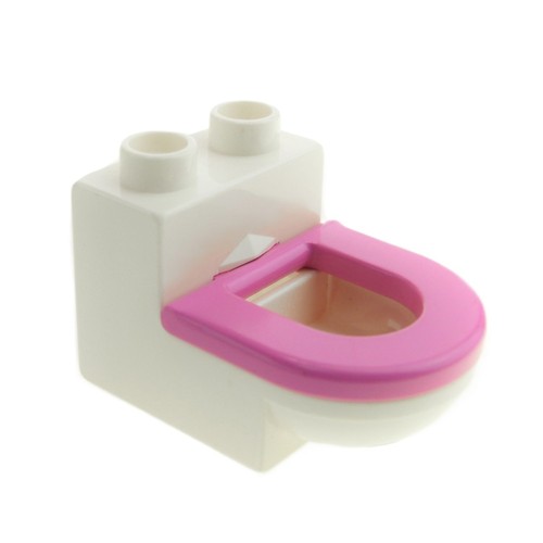 Lego duplo möbel toilette - 1x,