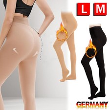 Thermostrumpfhosen Damen Fleece Strumpfhose Gefütterte Strumpfhose Warm Winter