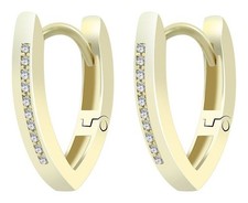 Echt 333 Gold Klapp Creolen