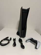 PlayStation 5 Disc Edition 825GB Midnight Black mit Controller + einem Spiel OVP