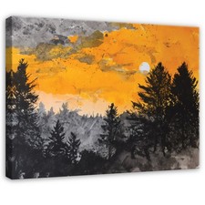 Leinwand Landschaft Orange