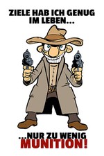 Holzschild 18x12 Ziele genug