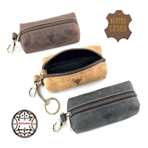 Schlüsseltasche büffelleder - schlüsseltasche,