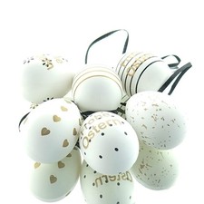 Kaemingk Ostereier Eier Weiß