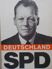 Plakat: WILLY BRANDT, Deutschland, SPD. 1965