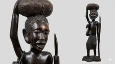 Afrikanische Maconde Figur, 3