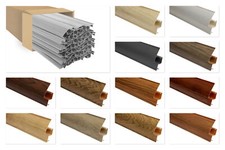 10m Sockelleisten 65x23mm PVC