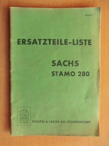 Ersatzteilliste sachs stamo - ersatzteilliste,